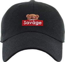 Load image into Gallery viewer, Savage Bear Dad Hat
