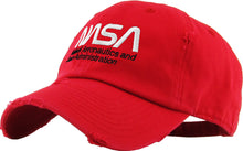 Load image into Gallery viewer, Vintage Dad Hat Nasa Embroidery
